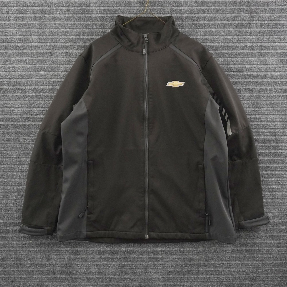 Port Authority Chevrolet Soft Shell Jacket Ladies XXL Black Full Zip Embroidered
